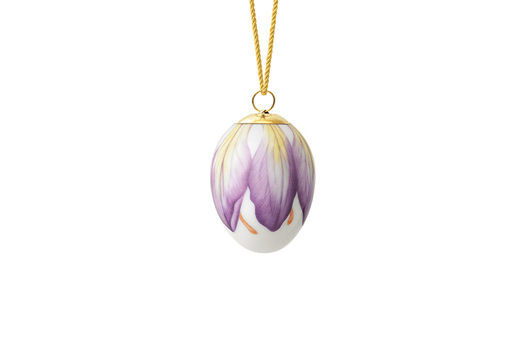Easter Egg - Lilac Crocus Petals